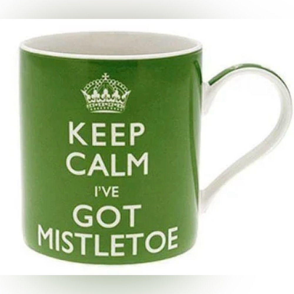 Kent Pottery Keep Calm I’ve Got Mistletoe Coffee Tea Christmas Mug Cup